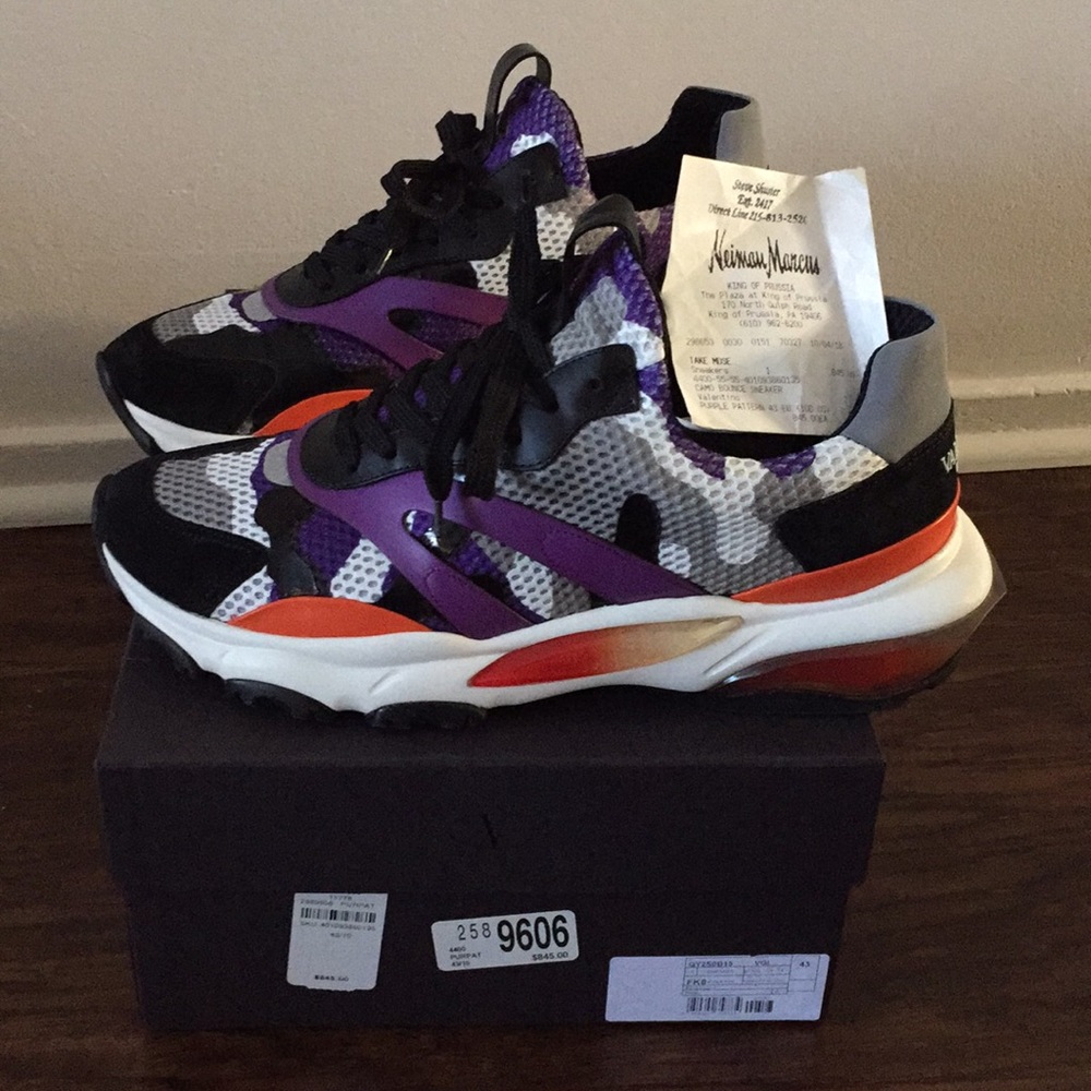 Valentino Garavani Men’s camo bounce sneaker